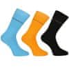 Pietro Filipi 3PACK ponožky vysoké bambusové vícebarevné (3PBV003) - velikost L