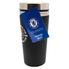 FotbalFans Cestovní hrnek Chelsea FC, černý, 450 ml