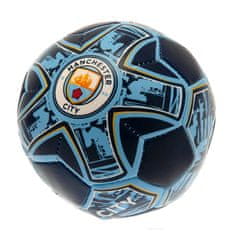 FotbalFans Pěnový antistresový míček Manchester City FC, modrý, 10 cm