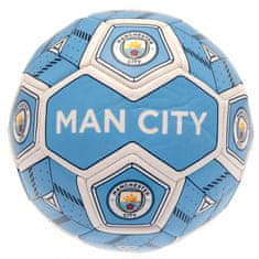 FotbalFans Fotbalový míč Manchester City FC, modro-bílý, vel. 3