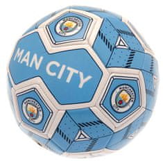 FotbalFans Fotbalový míč Manchester City FC, modro-bílý, vel. 3