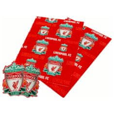 FotbalFans Dárkový balicí papír Liverpool FC, 70x50 cm, 2ks