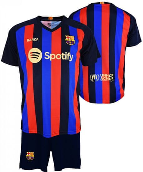 FotbalFans Dětský dres FC Barcelona, Home, tričko a šortky