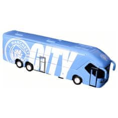 FotbalFans Autobus Manchester City FC, modrý, 25x7x5 cm