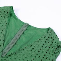 VIVVA® Dámské šaty, Pohodlné Letní šaty | BELLACHIC Zelená (L/XL)