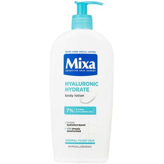 Mixa Lehké hydratační tělové mléko pro suchou a citlivou pokožku Hyalurogel (Intensive Hydrating Milk) 40