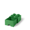úložný box 4 s šuplíkem - tmavě zelená
