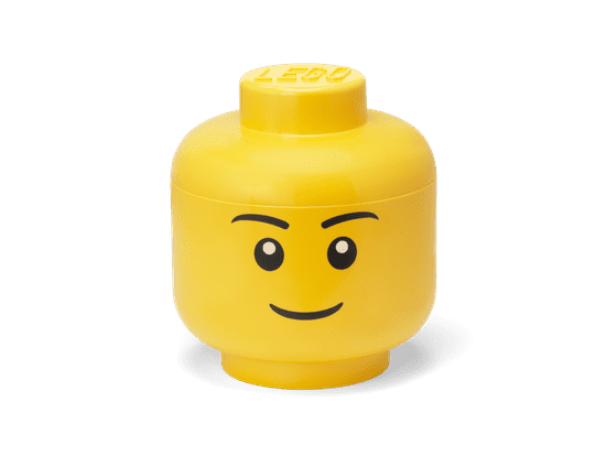LEGO Storage úložná hlava (velikost L) - chlapec