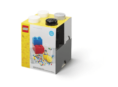 LEGO Storage úložné boxy Multi-Pack 4 ks - černá, bílá, šedá