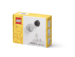 LEGO Storage věšák na zeď, 3 ks - bílá, černá, šedá