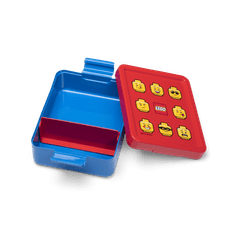 LEGO Storage ICONIC Classic box na svačinu - červená/modrá
