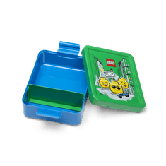 LEGO Storage ICONIC Boy box na svačinu - modrá/zelená
