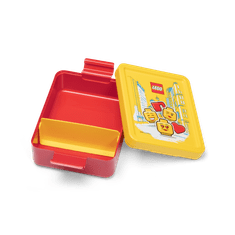 LEGO Storage ICONIC Girl box na svačinu - žlutá/červená