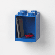 LEGO Storage Brick 4 závěsná police - modrá