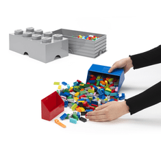LEGO Storage naběrač na kostičky - červená/modrá, set 2 ks