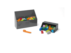 LEGO Storage naběrač na kostičky - šedá/černá, set 2 ks