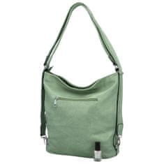 Romina & Co. Bags Stylový dámský kabelko-batoh Trittia, světle zelená