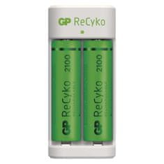 GP Nabíječka baterií GP Eco E211 + 2× AA ReCyko 2000