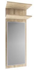 KONDELA Panel se zrcadlem dub san remo ORESTES 40