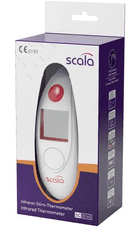 Scala Infračervený teploměr na čelo SC 8360, červený, NFC funkce a APP