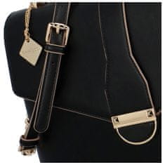 DIANA & CO Luxusní kabelka přes rameno Lussie, černá