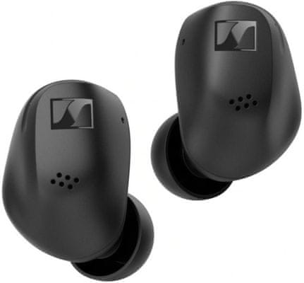 moderní bezdrátová sluchátka sennheiser accentum true wireless pohodlná lehká super zvuk potlačení okolního hluku nabíjecí pouzdro ip54 odolnost vodě