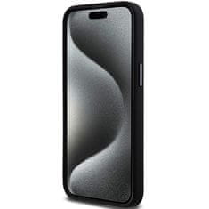 MobilPouzdra.cz Originální kryt DKNY Liquid Silicone Metal Logo DKHCP15LSMCBSK for Apple iPhone 15 Pro , barva černá