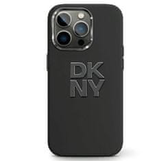 MobilPouzdra.cz Originální kryt DKNY Liquid Silicone Metal Logo DKHCP15XSMCBSK for Apple iPhone 15 Pro Max , barva černá