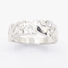 Amiatex Stříbrný prsten 108235, 58