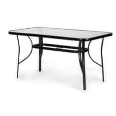 ModernHome Zahradní stůl WAVE 140x80 cm černý