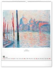 Grooters Nástěnný kalendář Impresionismus 2025, 48 × 56 cm