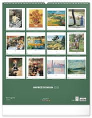 Presco Publishing Nástěnný kalendář Impresionismus 2025, 48 × 56 cm