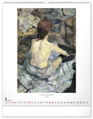 Presco Publishing Nástěnný kalendář Impresionismus 2025, 48 × 56 cm