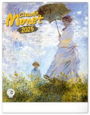 Presco Publishing Nástěnný kalendář Claude Monet 2025, 48 × 56 cm