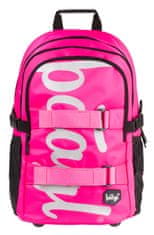 BAAGL Školní batoh skate Pink