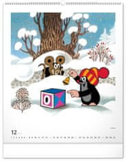 Presco Publishing Nástěnný kalendář Krteček 2025, 48 × 56 cm