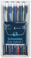 Schneider Roller "One Hybrid C", sada, 4 barvy, 0,5 mm