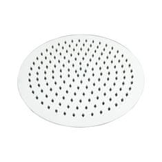 BPS-koupelny Sprchová hlavice - kruh HYD Ultra Slim OK 30 (ø 30 cm, leštěná nerez)
