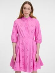Orsay Růžové dámské košilové šaty 38