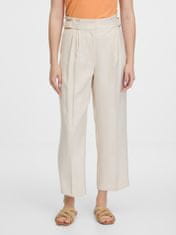 Orsay Béžové dámské široké kalhoty 40