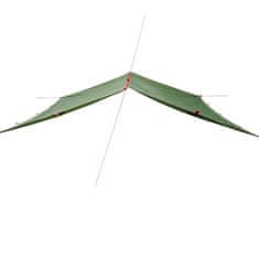 Vidaxl Kempingová plachta zelená 360 x 294 cm nepromokavá