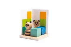 BS Toys Logické puzzle - Panda