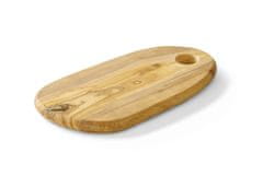 Hendi Servírovací prkénko z olivového dřeva s otvorem, HENDI, 250x165x(H)18mm - 505229