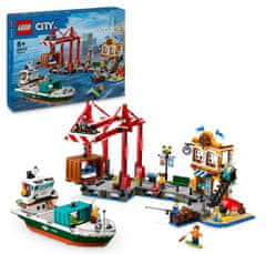 LEGO City 60422 Přístav s nákladní lodí