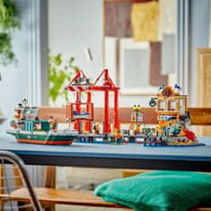 LEGO City 60422 Přístav s nákladní lodí