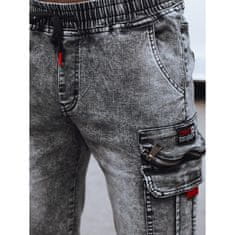 Dstreet Pánské bojové džínové šortky MORAS černé sx2416 M