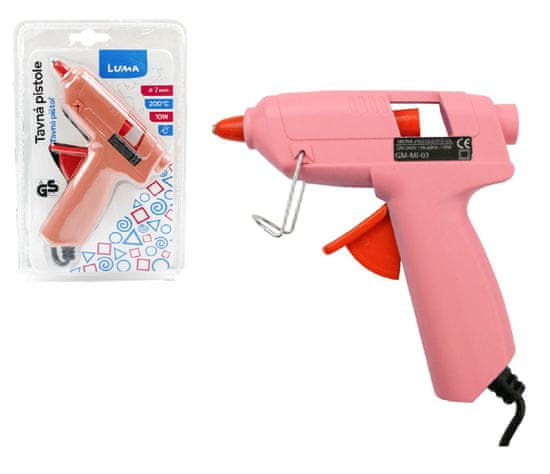 LUMA trading Tavná lepící pistole 10W pastel růžová