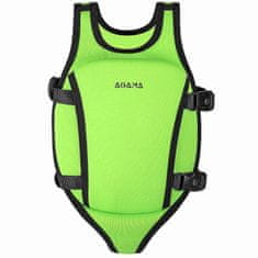 AGAMA Dětská plavecká vesta zelená 3/6 let zelená (18/30 kg)