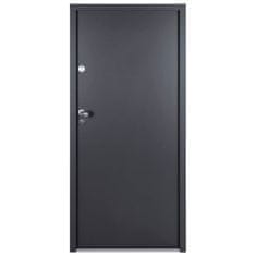 Vidaxl Vchodové dveře antracitové 110 x 207,5 cm hliník