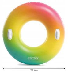Intex Nafukovací plavací kolo Rainbow 119cm INTEX